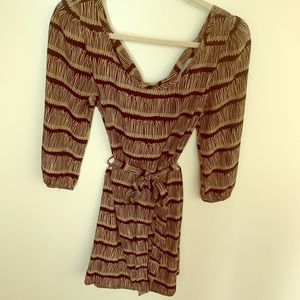 Anthropologie 3/4 sleeve Dress